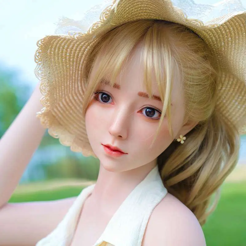 Young Sex Doll Asian Silicone Head Blonde Sex Doll - Image 2
