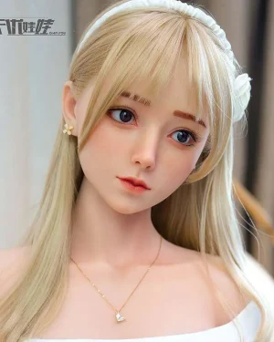 Young Sex Doll Asian Silicone Head Blonde Sex Doll