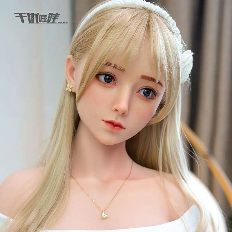 Young Sex Doll Asian Silicone Head Blonde Sex Doll