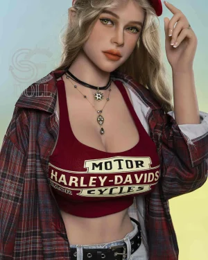 Blonde Sex Doll Blonde Hair Blonde Tanned TPE from SE Dolls -Hannah 161