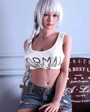 Skinny Sex Doll Tanned TPE from WM Dolls -Sachiko 158