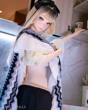 Anime Cosplay Sex Doll Blonde HairBlonde Hair Blonde TPE from WM Dolls -Matt 160