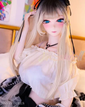 Anime Cosplay Sex Doll Blonde HairBlonde Hair Blonde TPE from WM Dolls -Matt 160