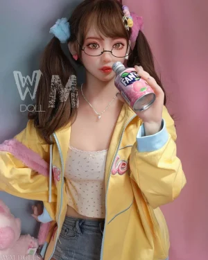 Skinny Sex Doll Brown Hair TPE from WM Dolls -Kay 154