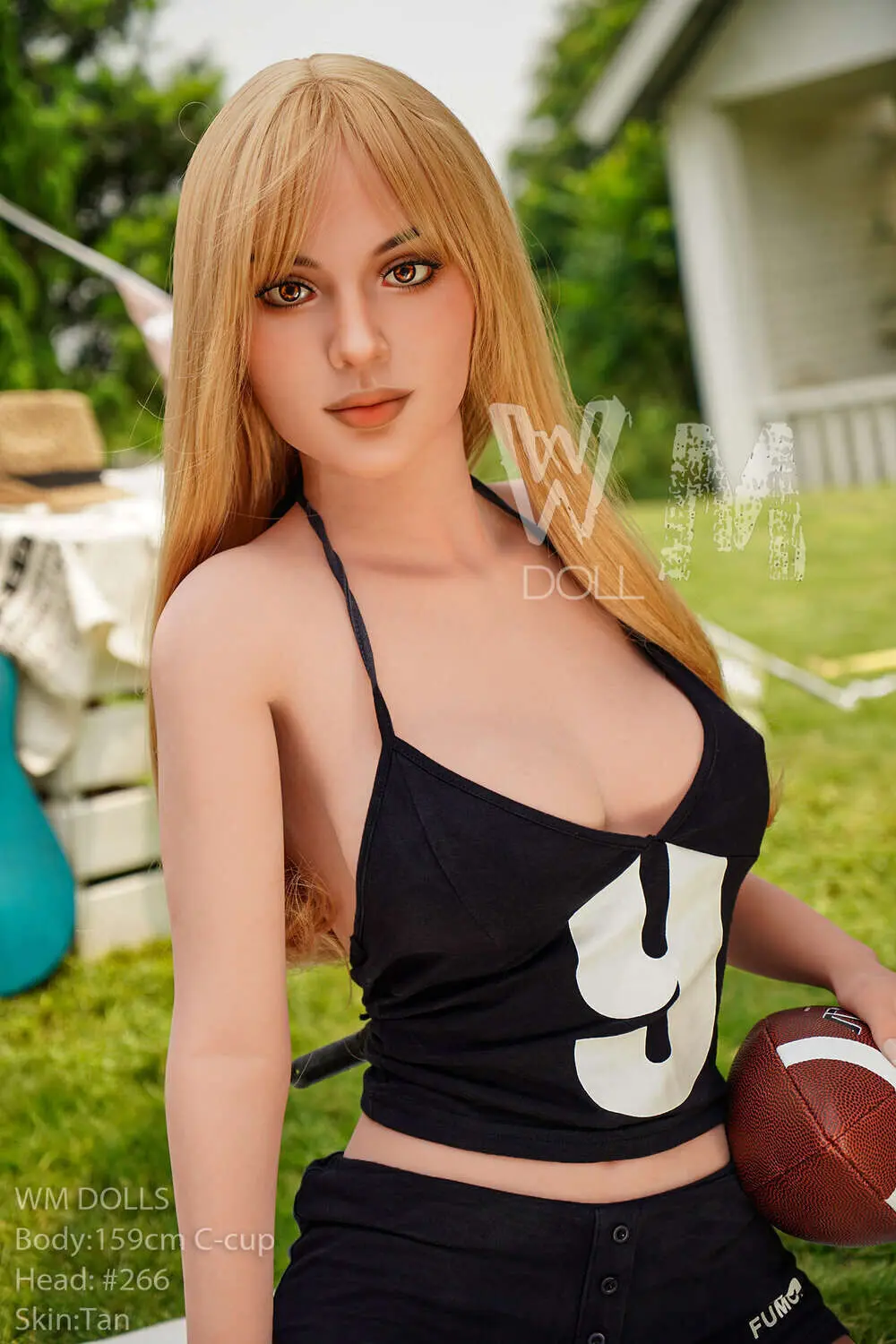 Blonde Hair Sex Doll Blonde Hair Tanned TPE from WM Dolls -Kay 159